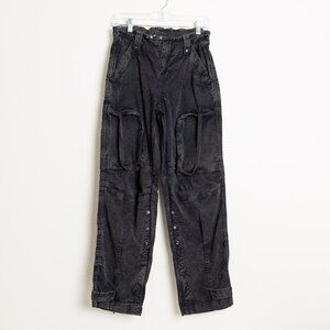 We The Free Can't Compare Slouch Pants Cargo Military Black